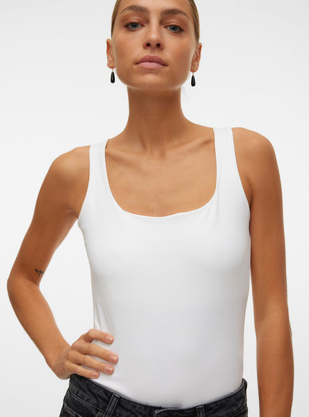 VM Reversible Square Neck Sleeveless Vest Top