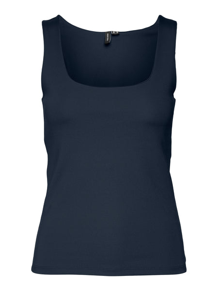VM Reversible Square Neck Sleeveless Vest Top