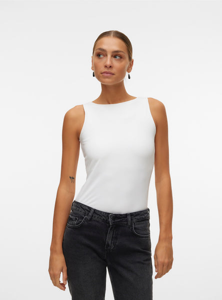 VM Reversible Square Neck Sleeveless Vest Top