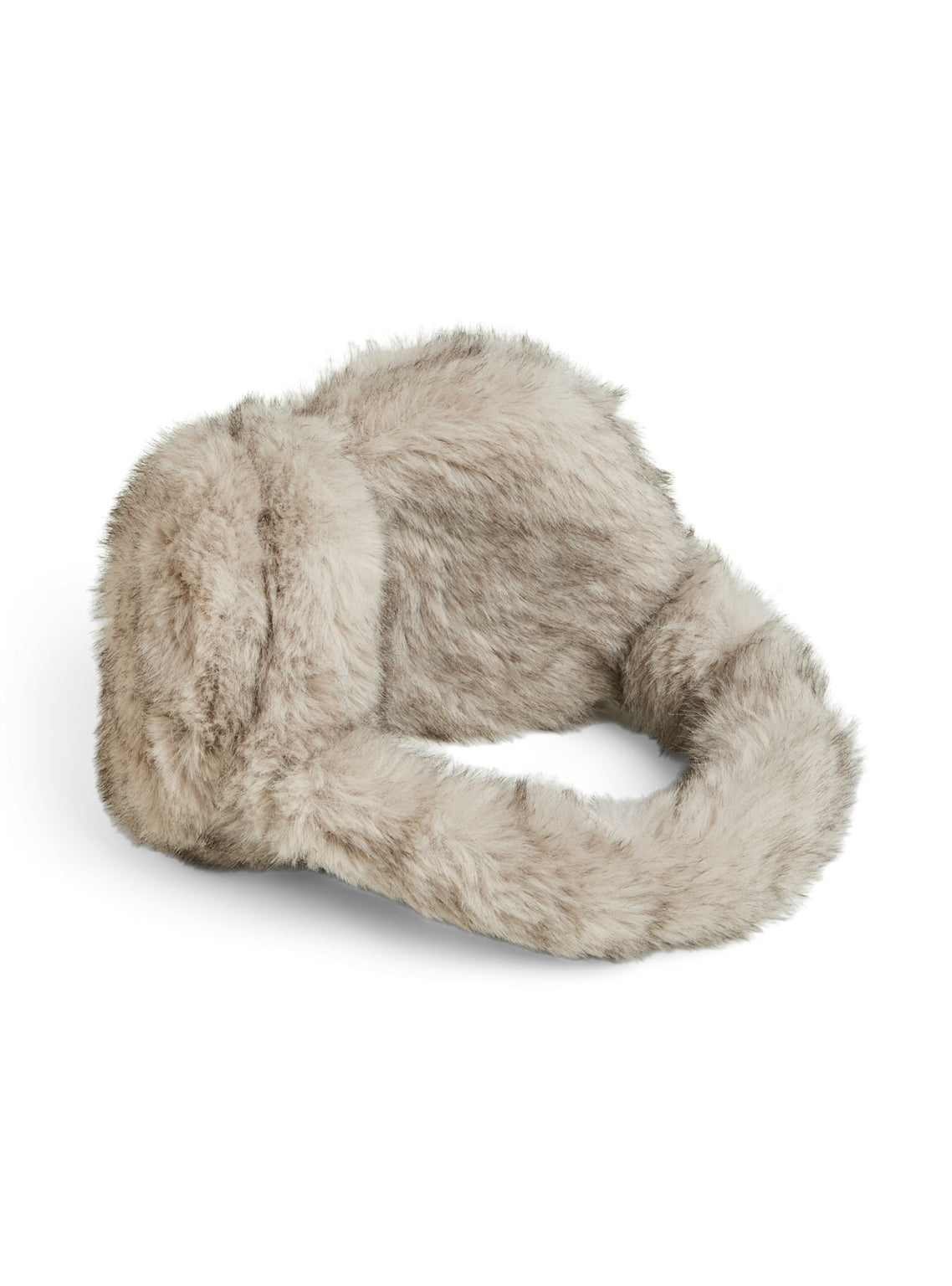 Pieces Adjustable Fluffy Ear Muffs in Greige