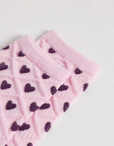 Pieces Embroidered Socks - Available in 2 Colourways
