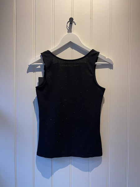 Pieces Reversible Sparkle Vest Top