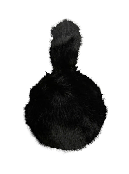 Pieces Adjustable Fluffy Ear Muffs in Black