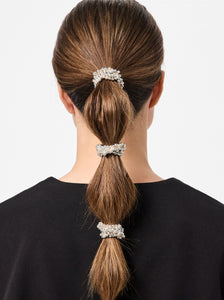 Pieces Silver Pearl Hair Bobble - 3 Pack