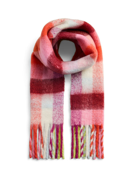 Pieces Chunky Multi Colour Scarf