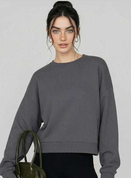 HPDP Bow Detail Round Neck Sweatshirt