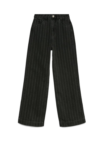 VM Kathy High Waist Metallic Pinstripe Detail Jeans