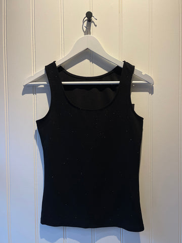 Pieces Reversible Sparkle Vest Top