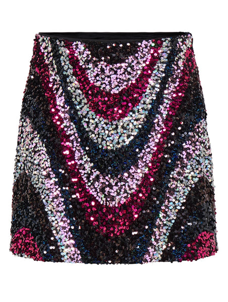 Only Sequin Mini Skirt