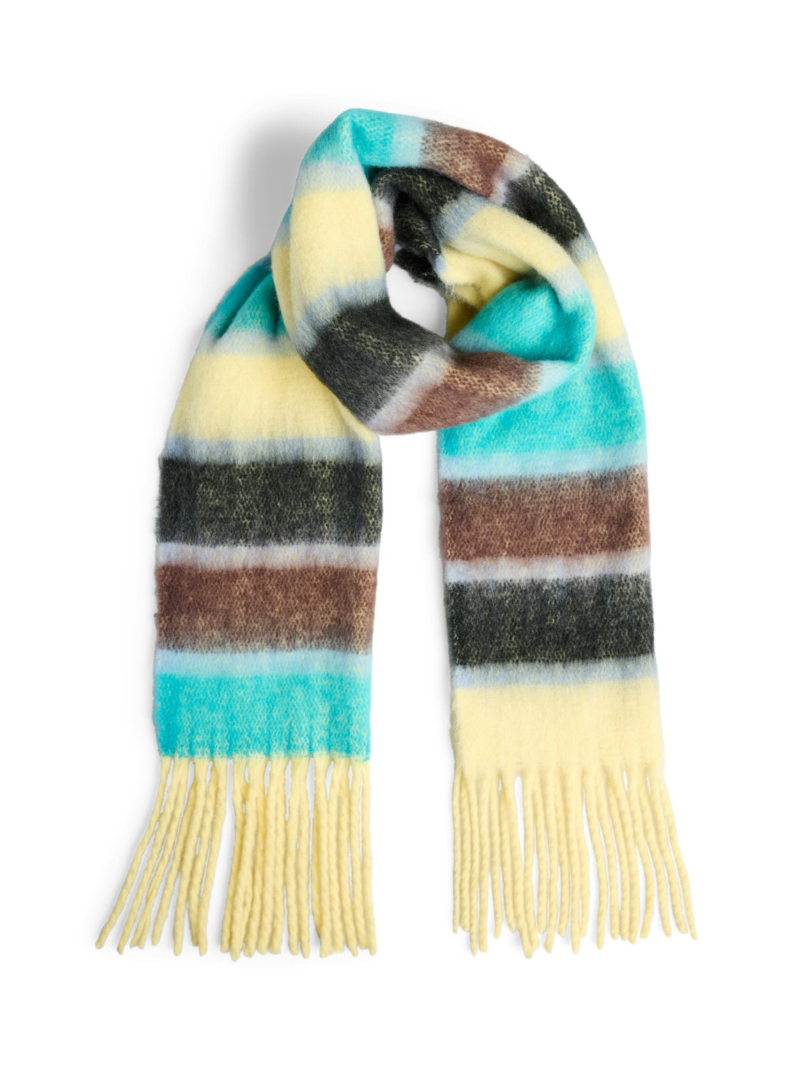 Pieces Chunky Striped Scarf