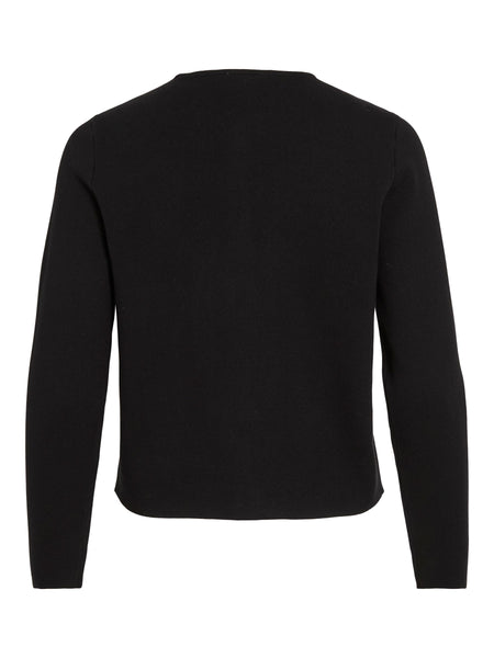 VILA Long Sleeve Knit Button Front Top
