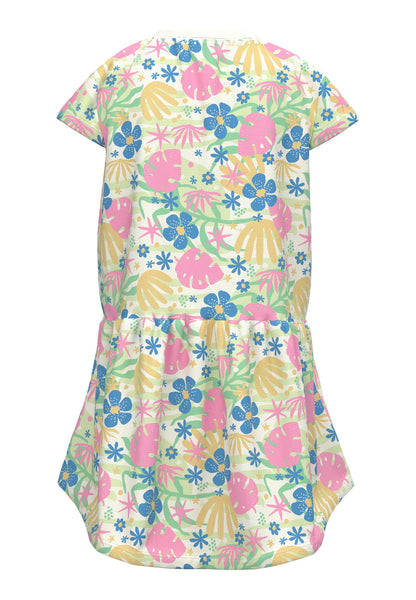 Girls Mini Floral Jersey Dress