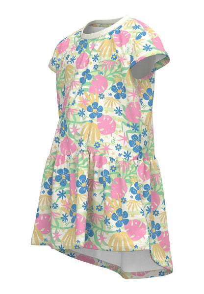 Girls Mini Floral Jersey Dress