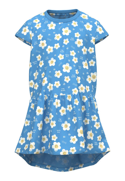 Girls Mini Smiley Jersey Dress