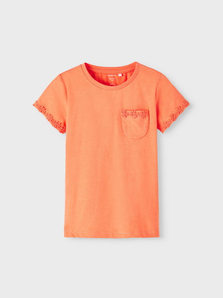 Girls Mini Coral Short Sleeve Tshirt