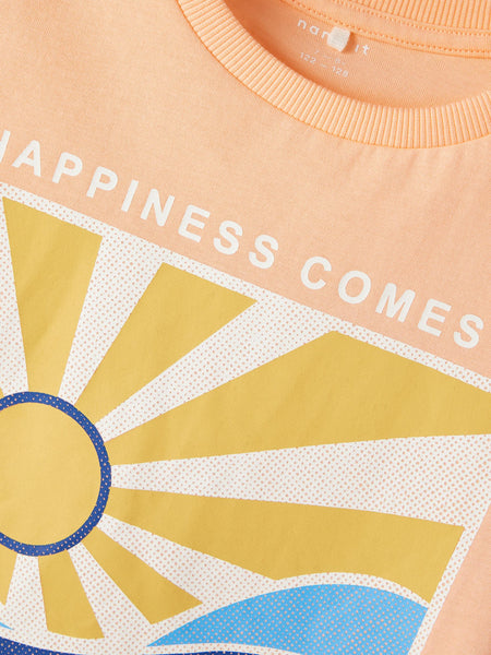 Boys Happiness Comes In Waves T-shirt