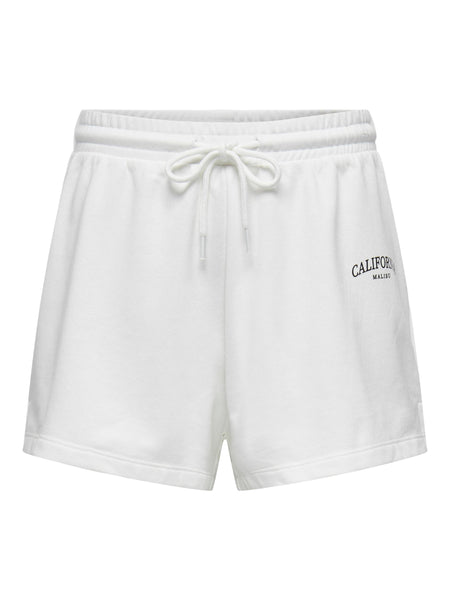 Only Sweat Shorts In White