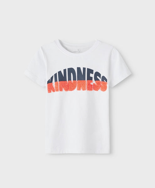 Boys Mini White Kindness Tshirt