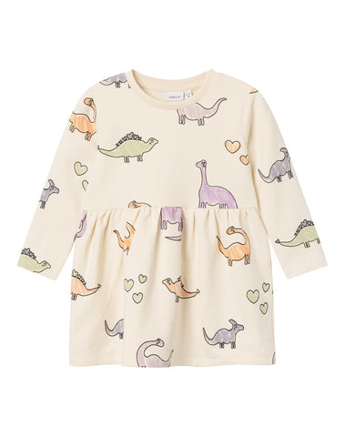 Girls Mini Dino Sweater Dress