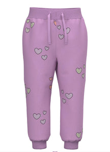 Girls Mini Heart Joggers