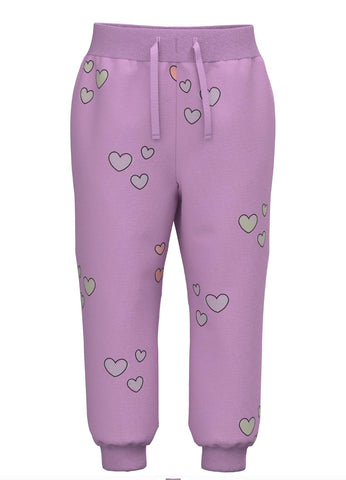 Girls Mini Heart Joggers