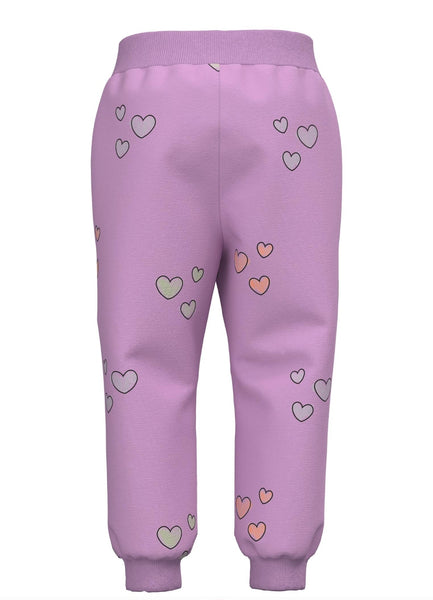 Girls Mini Heart Joggers
