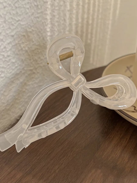 Bow Hair Claw In Multiple Colours