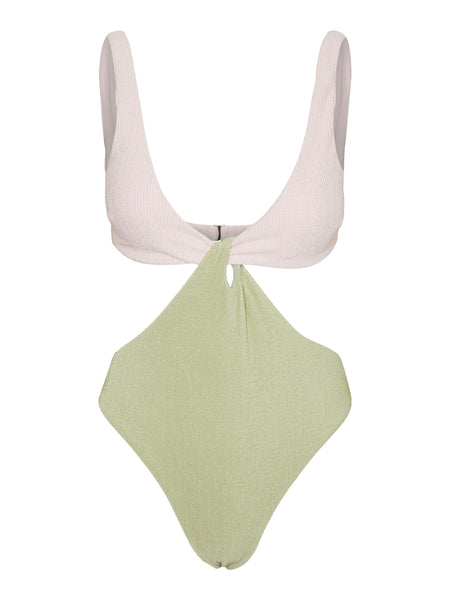 VM Crinckle Cut Out Swimsuit