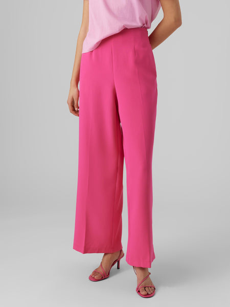 VM High Waist Pink Wide Leg Trouser