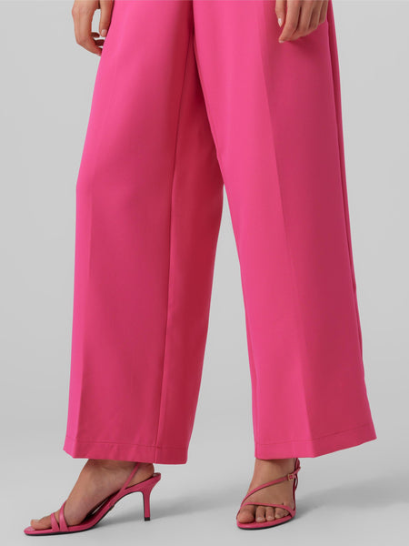 VM High Waist Pink Wide Leg Trouser