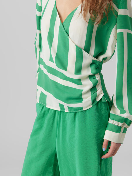 VM Green Long Sleeve Blouse