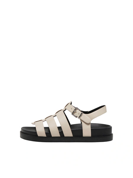 Only Off White Caged Sandals