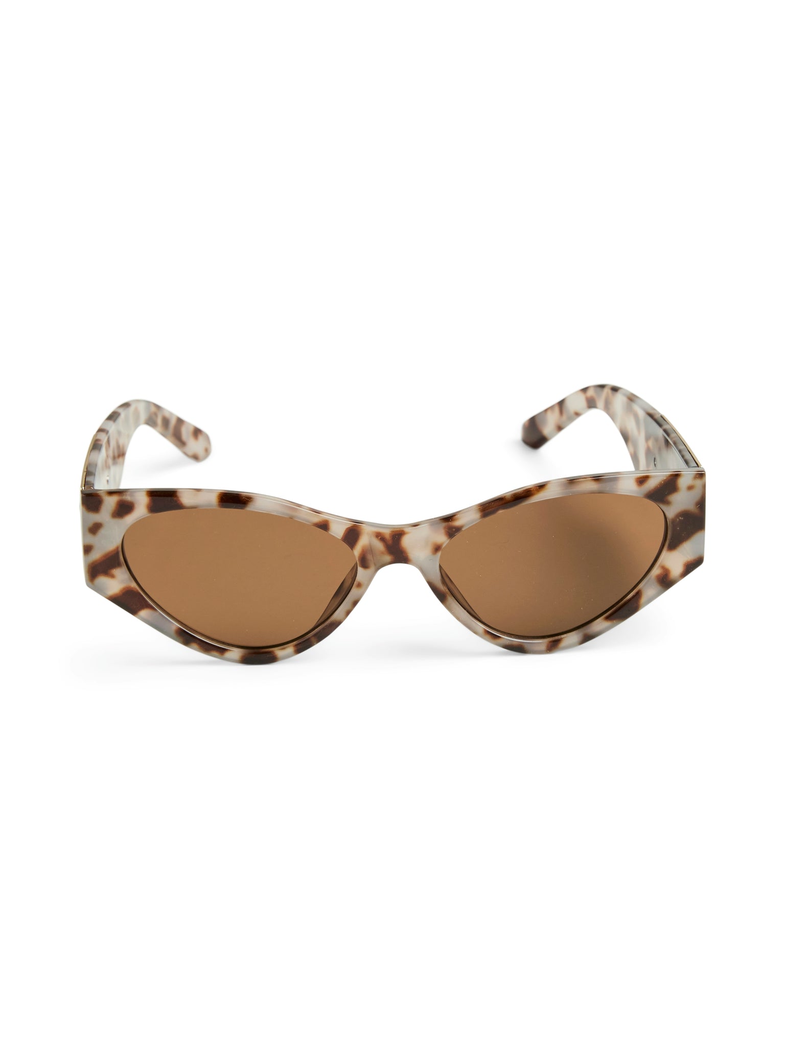 Pieces Slim Cat Eye Sunglasses In Tortoiseshell or Black