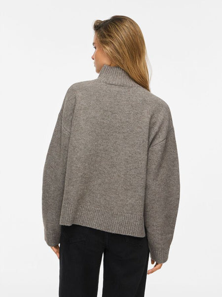 Vila High Neck Knitted Jumper - Part of a Co-ord Set