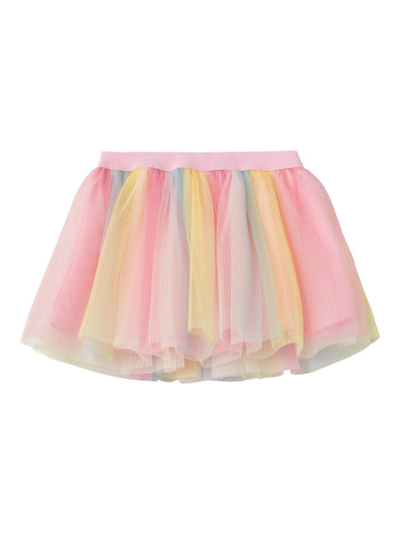 Girls Mini Rainbow Tulle Tutu Skirt