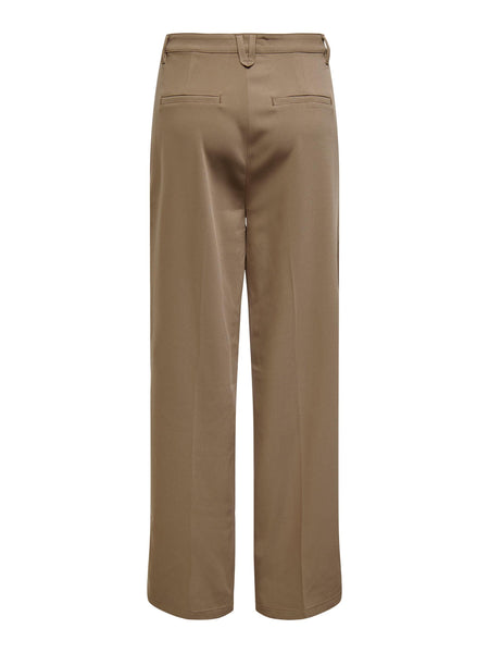 Only Pleat Front Tailored Trouser In Camel