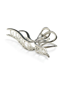 Pieces Silver Metal Bow Hair Claw