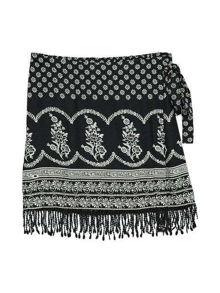VM High Waist Short Tassel Skirt