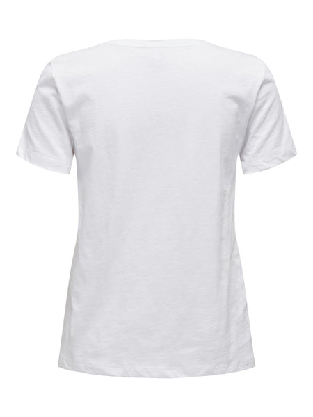 Only Vneck Embroidered Cactus Tshirt