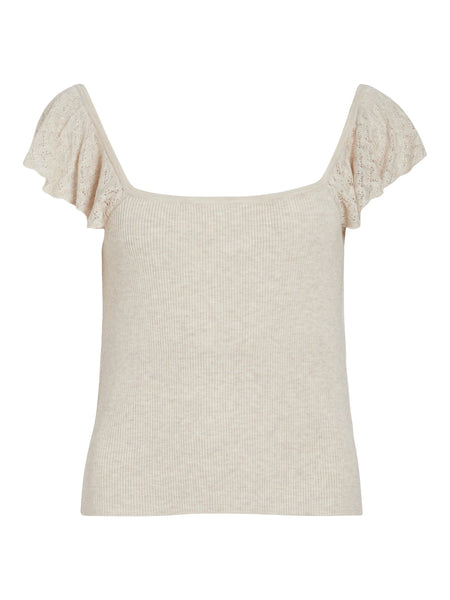 Vila Frill Sleeve Knit Top