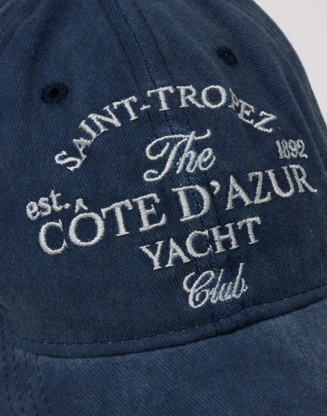 Pieces Washed Blue Saint Tropez Yacht Club Baseball Cap