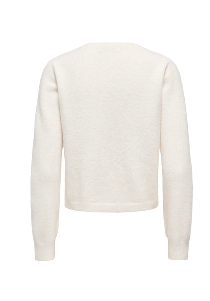 JDY Floral Button Front Knit Cardigan