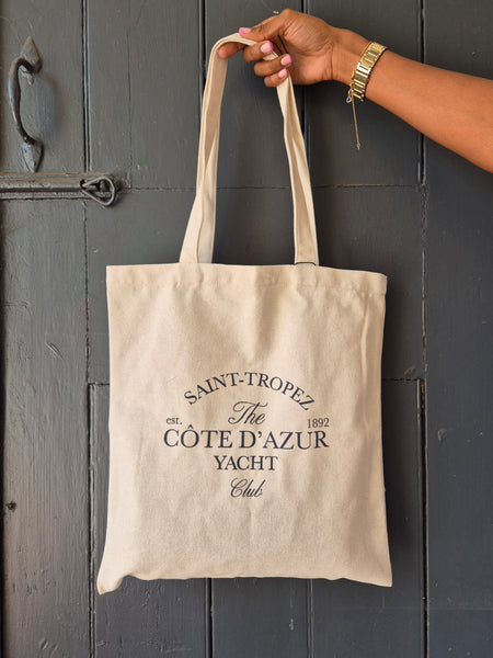 Pieces Canvas Saint Tropez Yacht Club Shoulder Bag