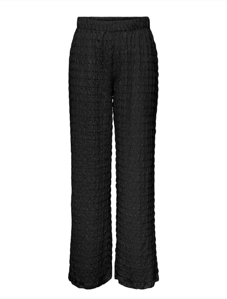 Only Seersucker Wide leg Trousers - Available in 2 Colourways