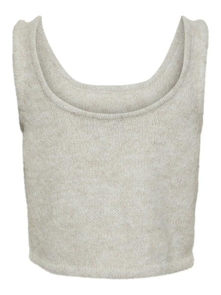 Pieces Open Front Knit Cardigan & Matching Knit Vest Set