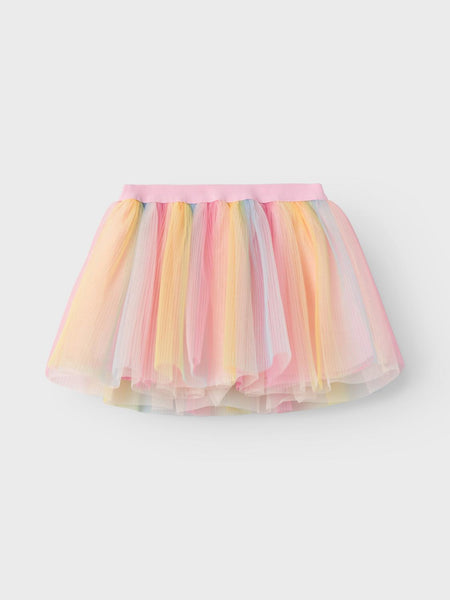 Girls Mini Rainbow Tulle Tutu Skirt
