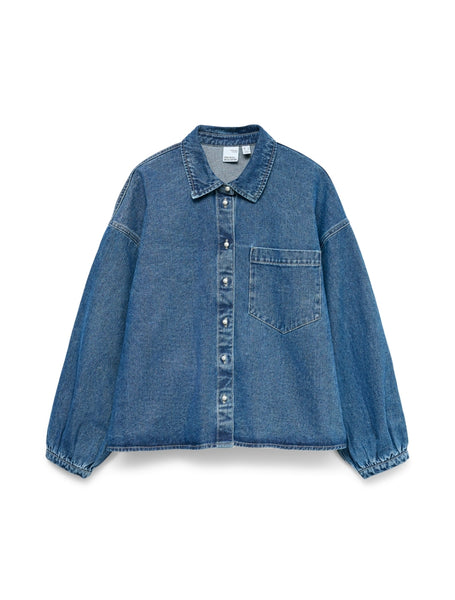 VM Long Sleeve Oversized Denim Shirt