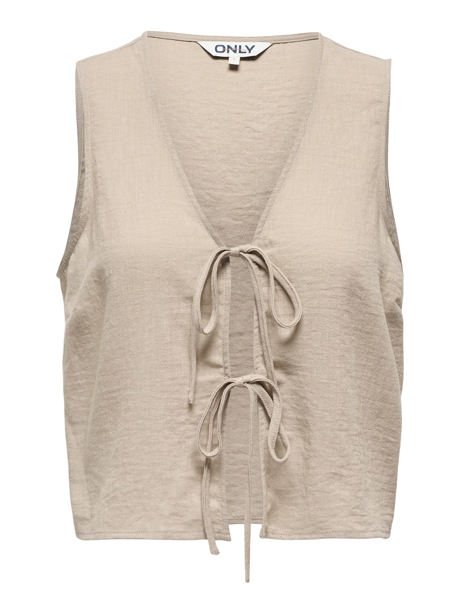 Only Tie Front Waistcoat & High Waist Ruched Front Mini Skirt Co-ord Set - Items Sold Separately