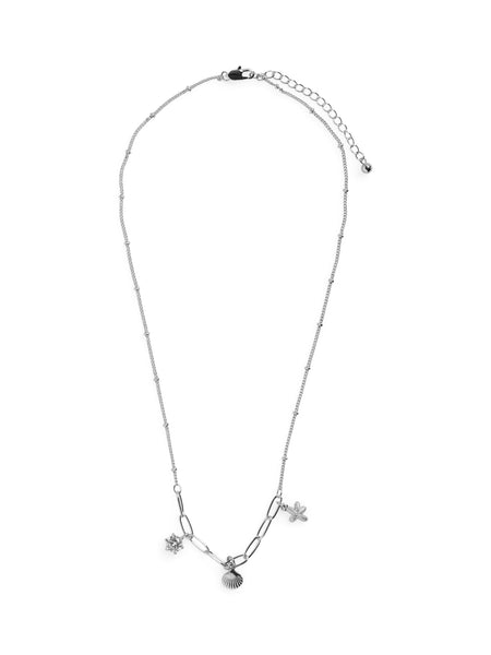 Pieces Seashell Summer Charm Necklace - Gold or Silver