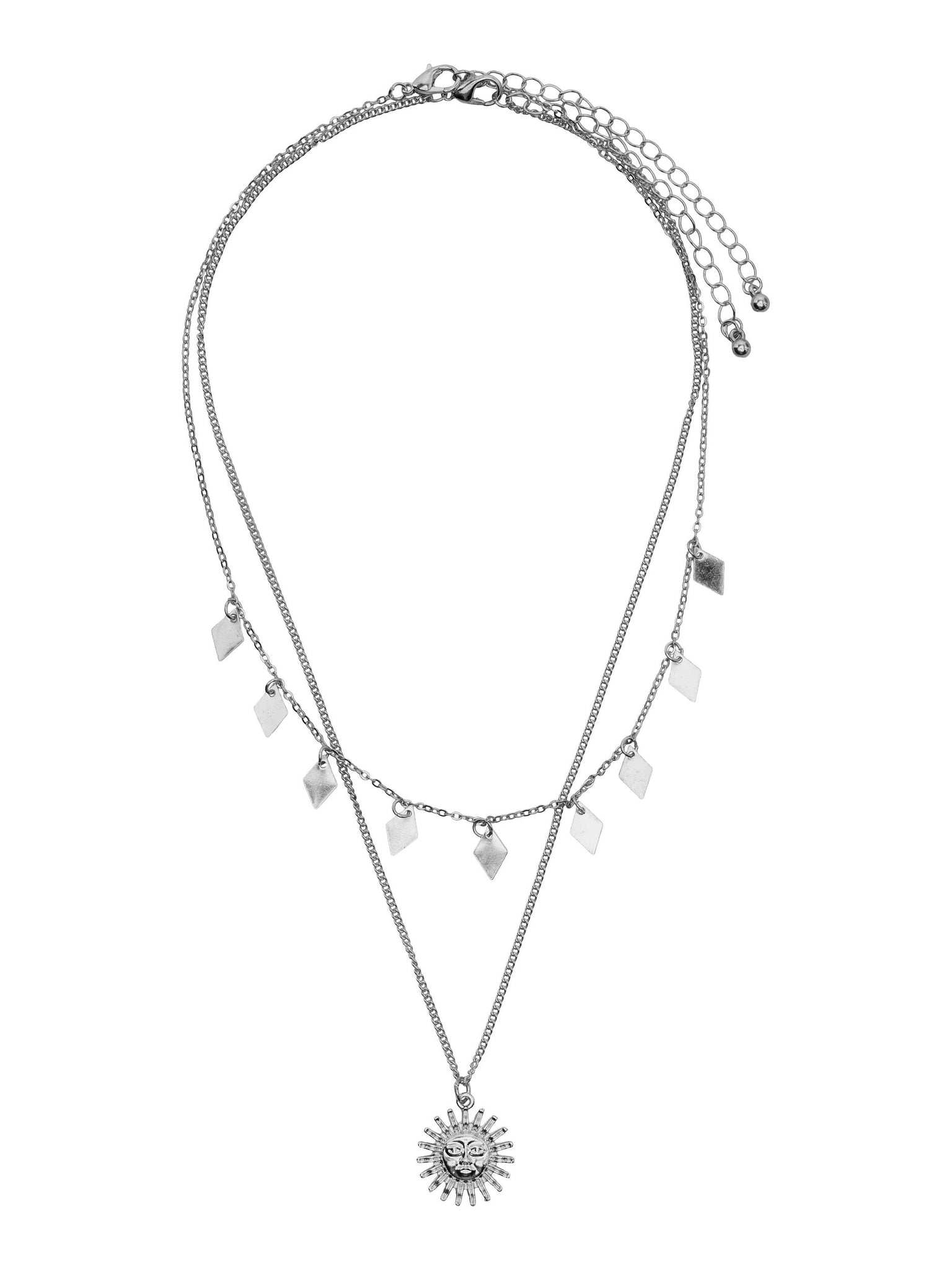 Only 2 Pack Sunray Necklace In Gold or Silver